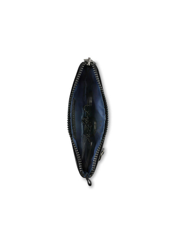 bugatti, Schlüsseletui, Leder, schwarz