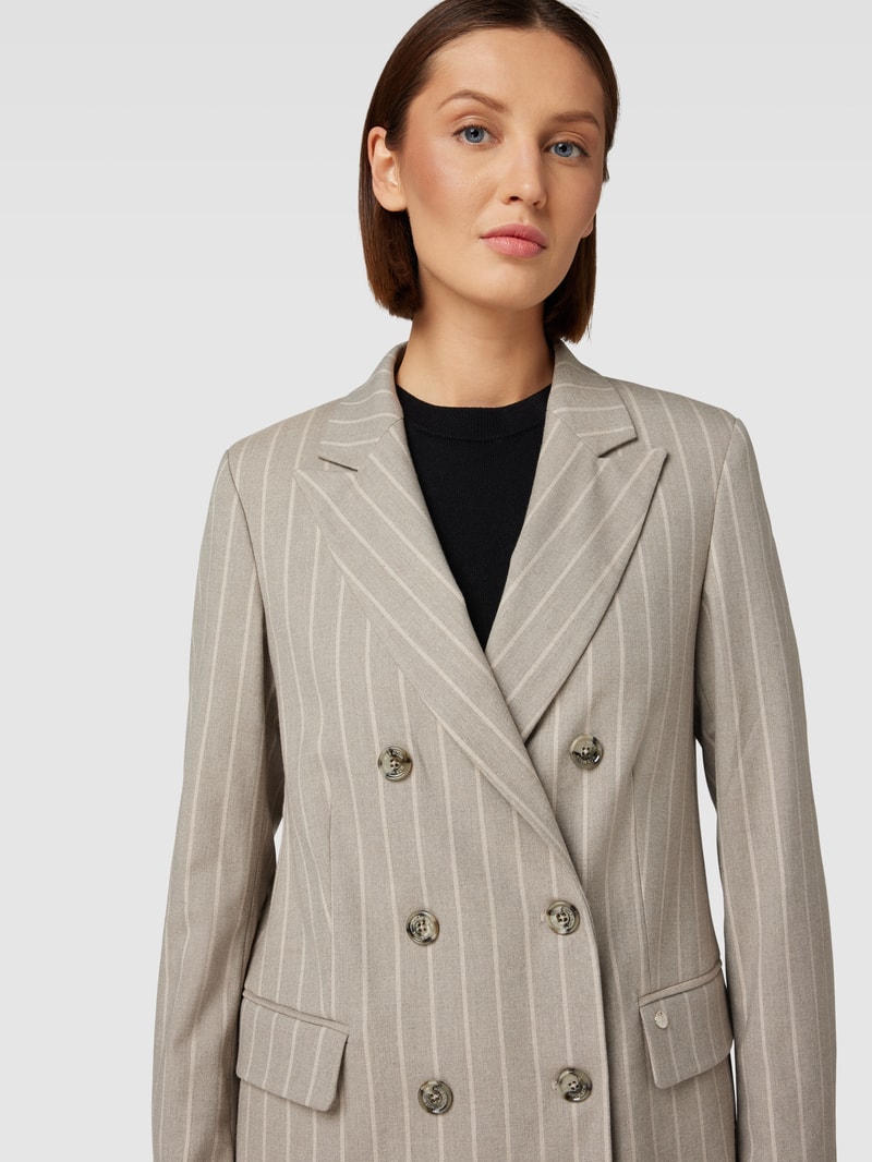 Blazer mit Reverskragen Modell 'Milla' in taupe