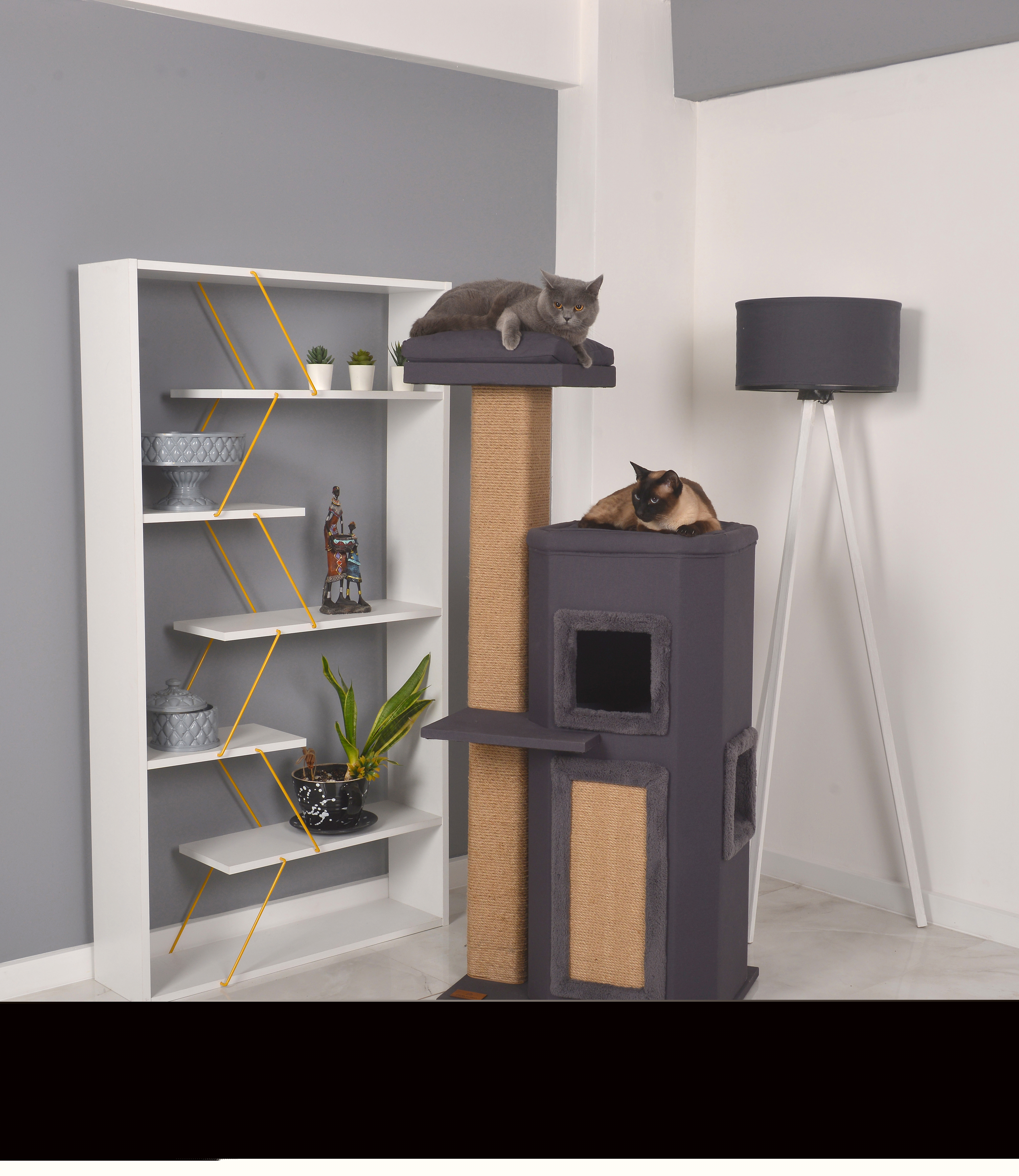 Petliving Kratzbäume Petliving Kratzbaum Ela anthrazit