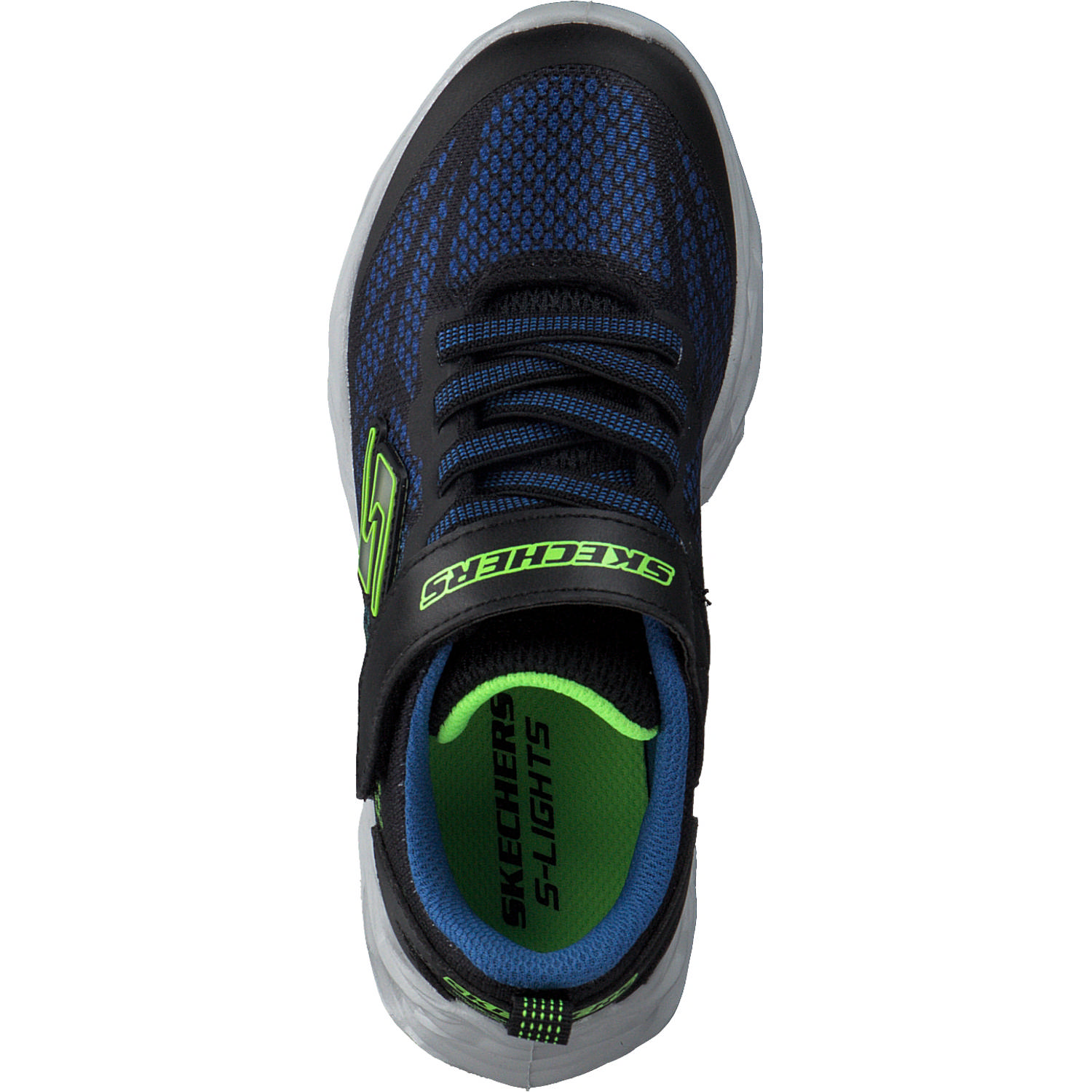 Skechers 400030L, Sneakers Low, Kinder, Black/Blue