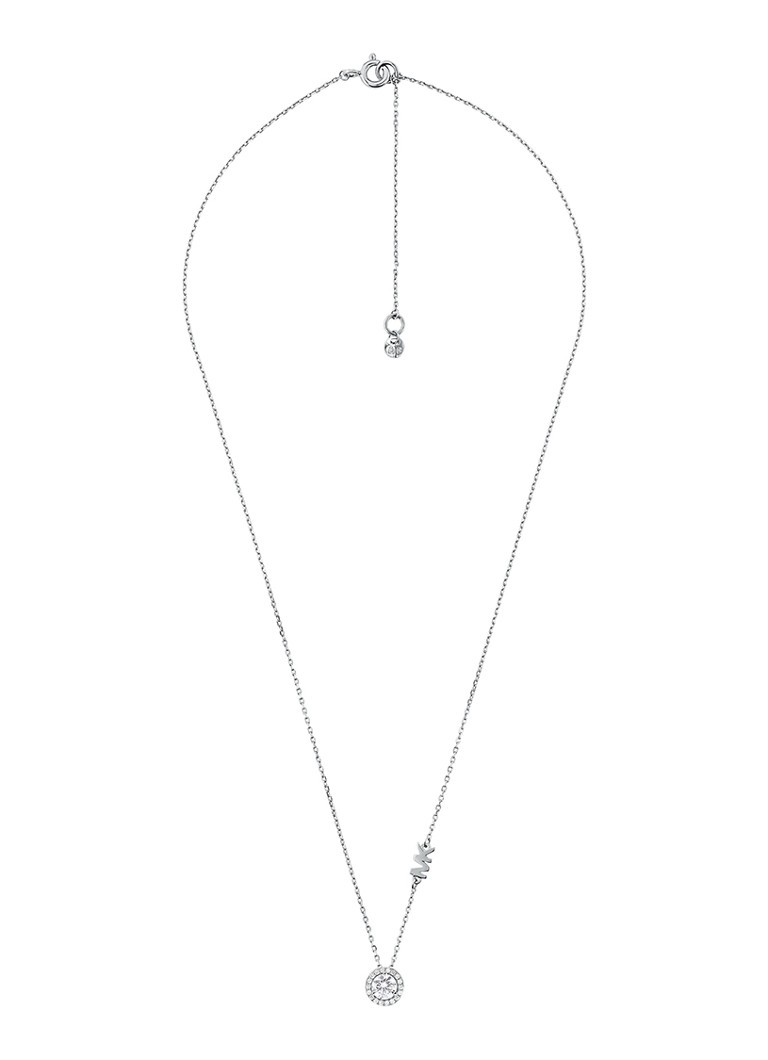Collana Michael Kors in argento con zirconi cubici MKC1208AN040