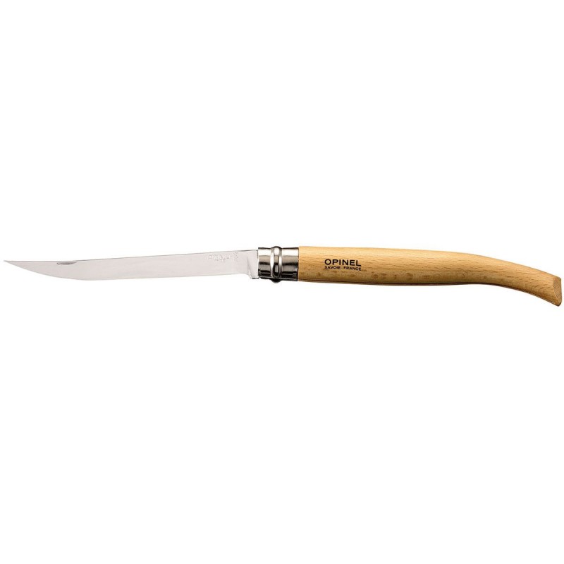 Opinel n.15 Edelstahl Buche Griff, Filetmesser