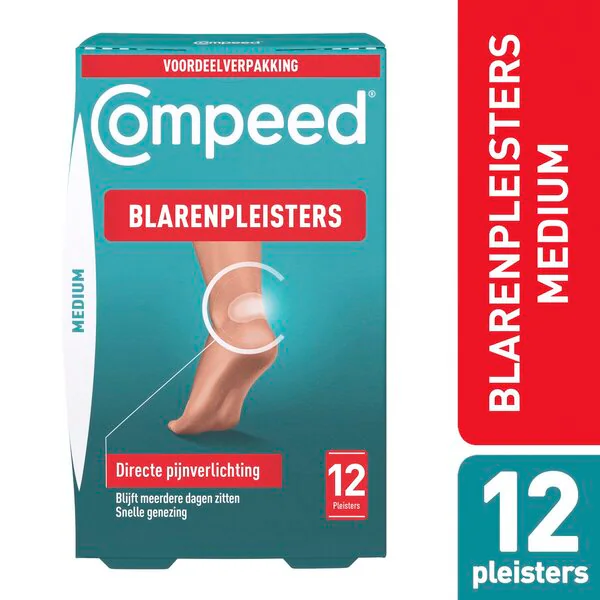 Compeed Mittelgroße Blasenpflaster Medizinprodukt - 12 Stück