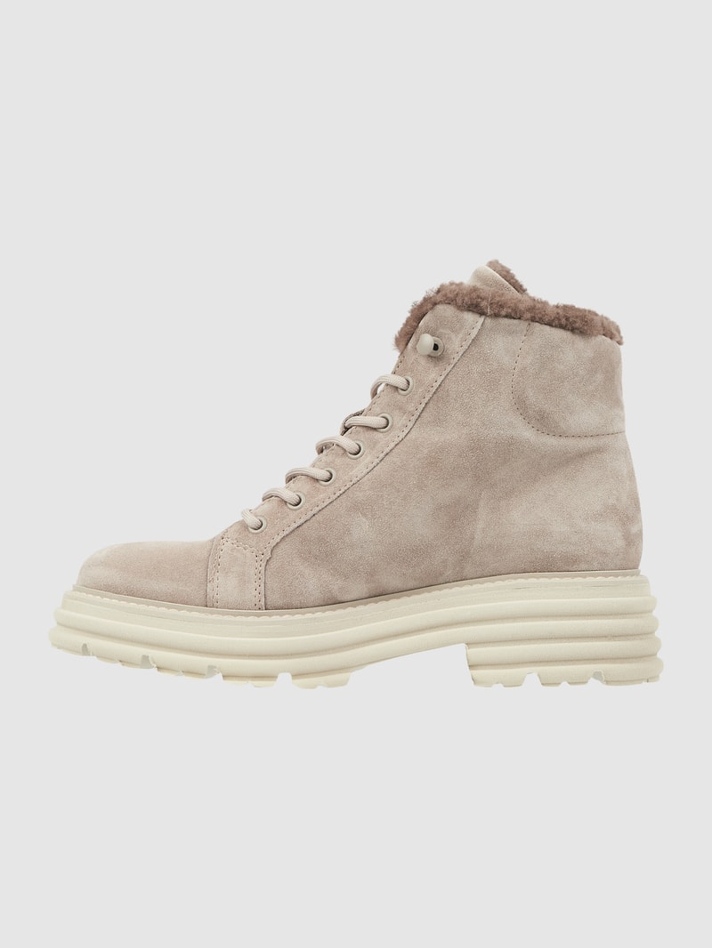 Boots mit Teddyfutter in taupe