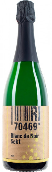 2020 Blanc de Noirs , traditionelle Gärung, handgerüttelt, Winzersekt brut - Weingut 70469R!