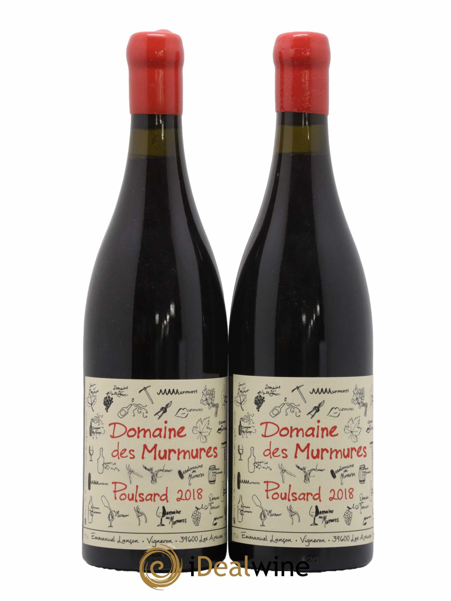Vin de France Poulsard Murmures (Domaine des) - Emmanuel Lançon  2018 - Lot de 2 Bouteilles