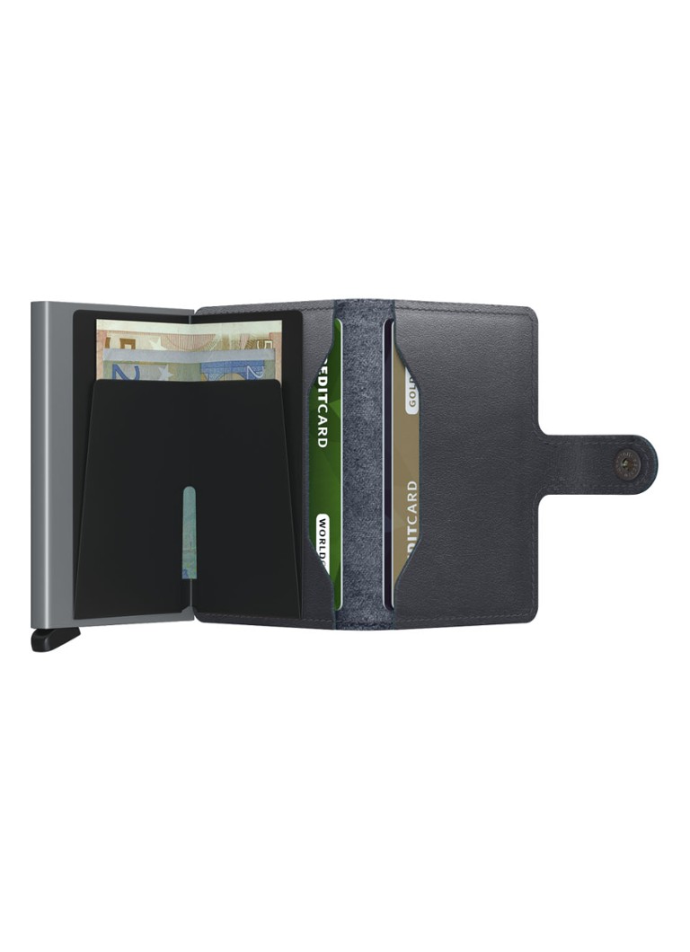 Portafoglio mini Secrid in pelle con porta carte di credito.