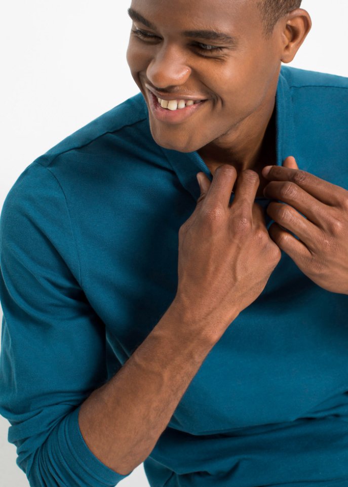 Poloshirt, Langarm