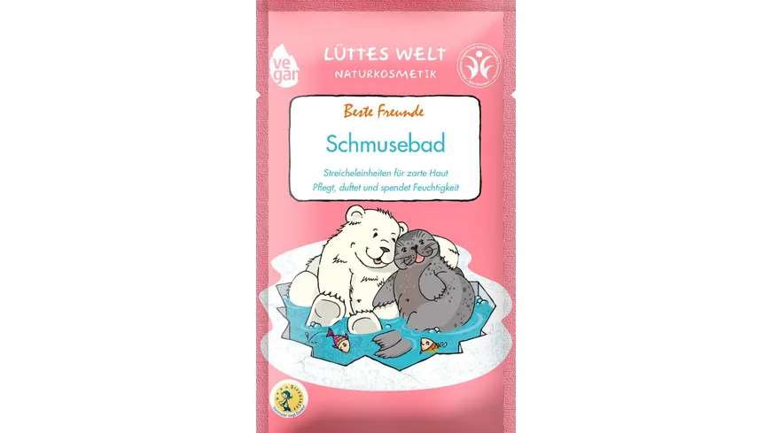 LÜTTES WELT NATURKOSMETIK Schmusebad Beste Freunde 80 g
