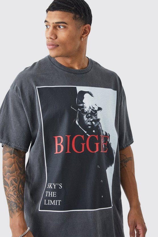 Oversize T-Shirt mit lizenziertem Biggie-Print