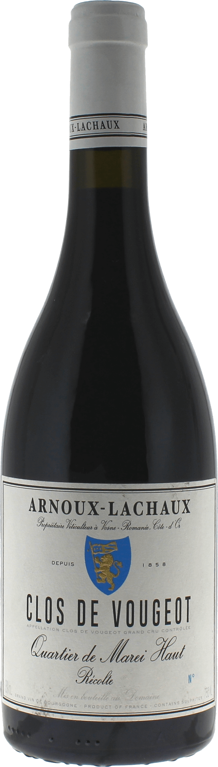 Clos de vougeot  quartier de marei haut grand cru 2018