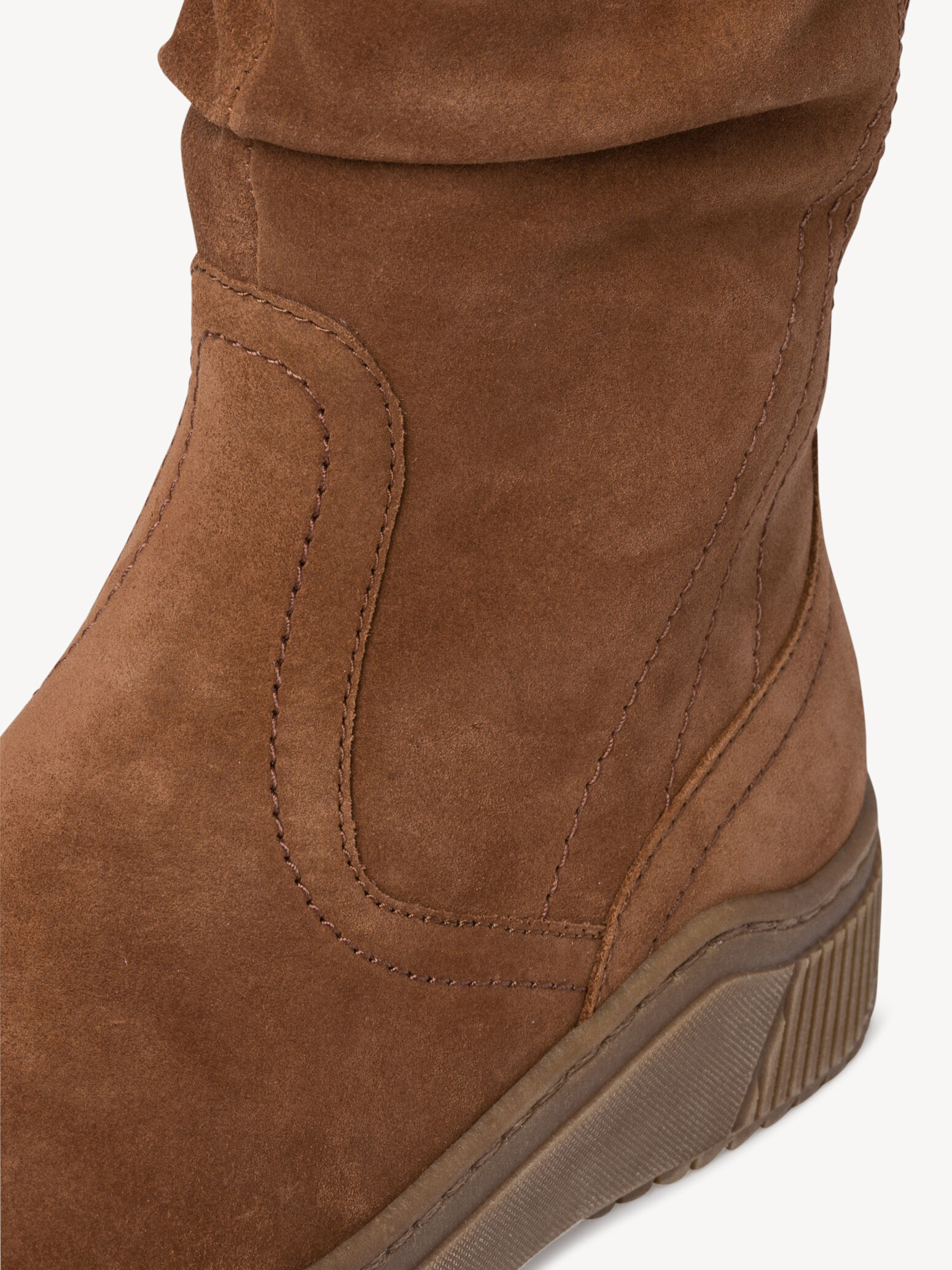 Bottine en cuir - marron