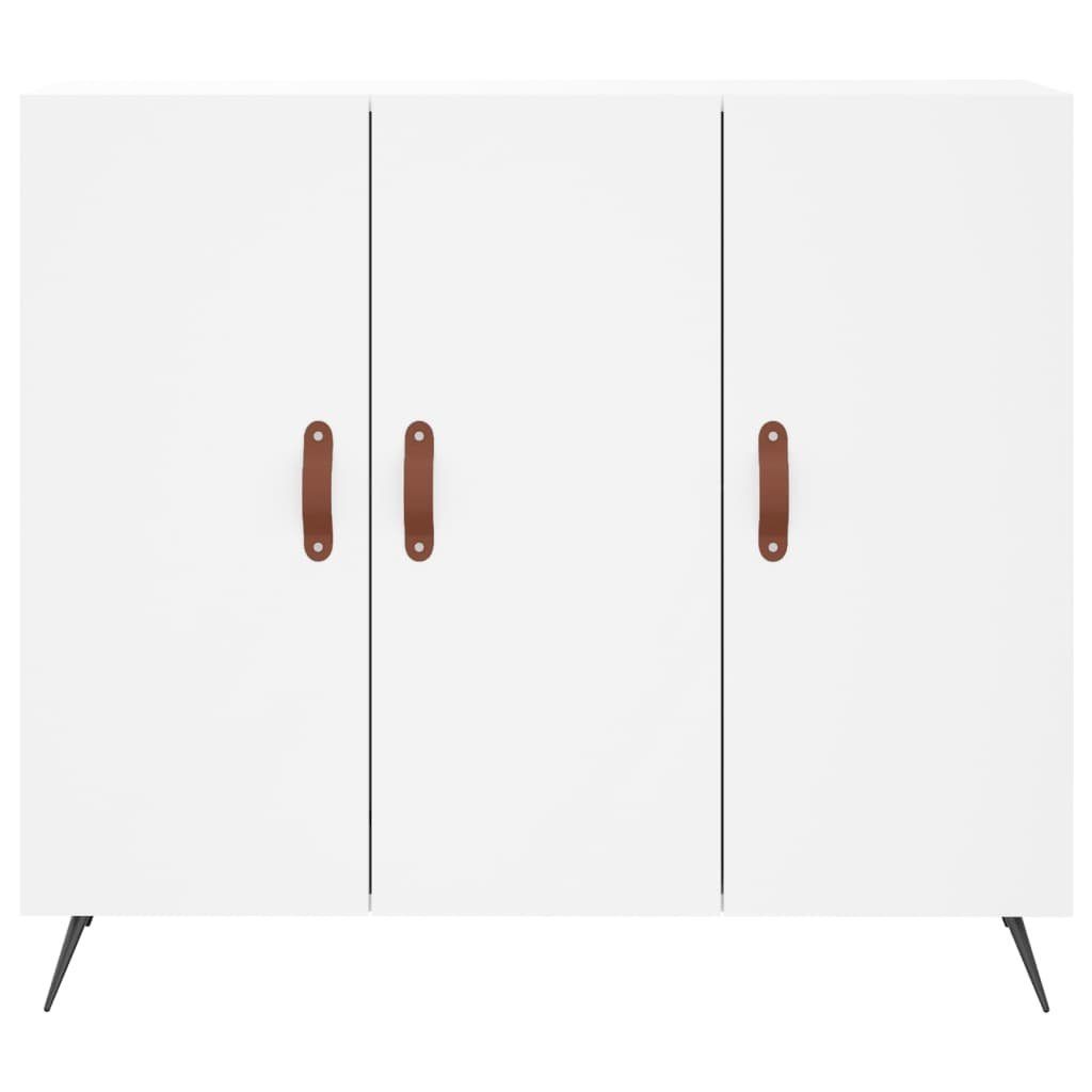 vidaXL Sideboard Sideboard Weiß 90x34x80 cm Holzwerkstoff (1 St)