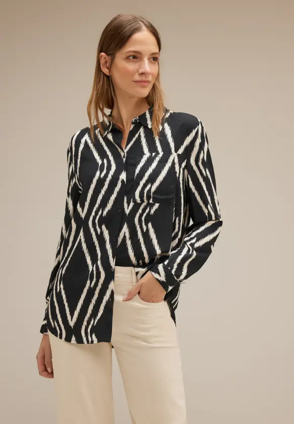 Street One Ikat Viskosebluse