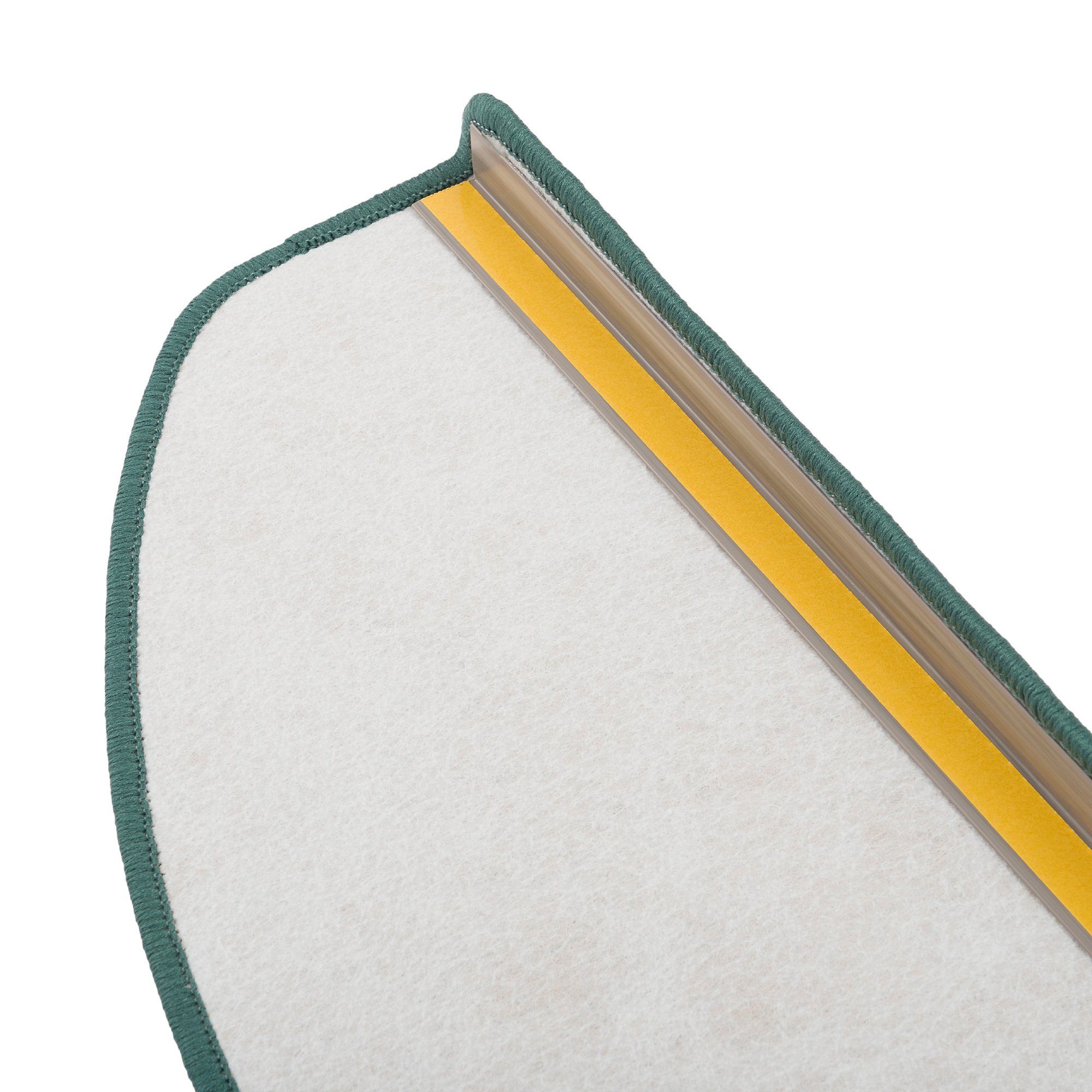 Stufenmatte Trend Schlinge Stufenmatte Strong 15er-Set, Pergamon, Halbrund, Höhe: 5 mm