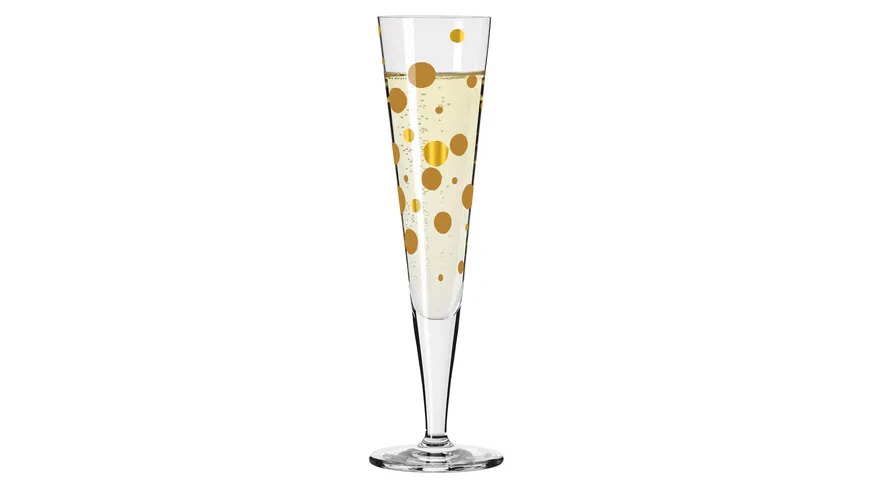 RITZENHOFF  Champagnerglas Goldnacht #41 von Andrea Arnolt F24 Gold