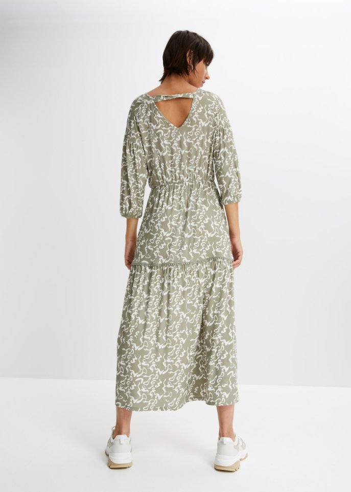 Maxikleid mit Cut-Out