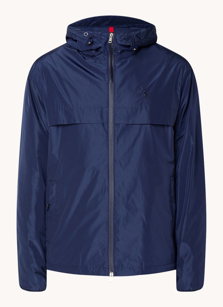 Ralph Lauren vjetrovka s džepovima na patentni zatvarač i vezom logotipa