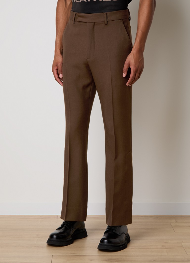 Pantaloni AMIRI din lână cu croială slim și buzunare laterale