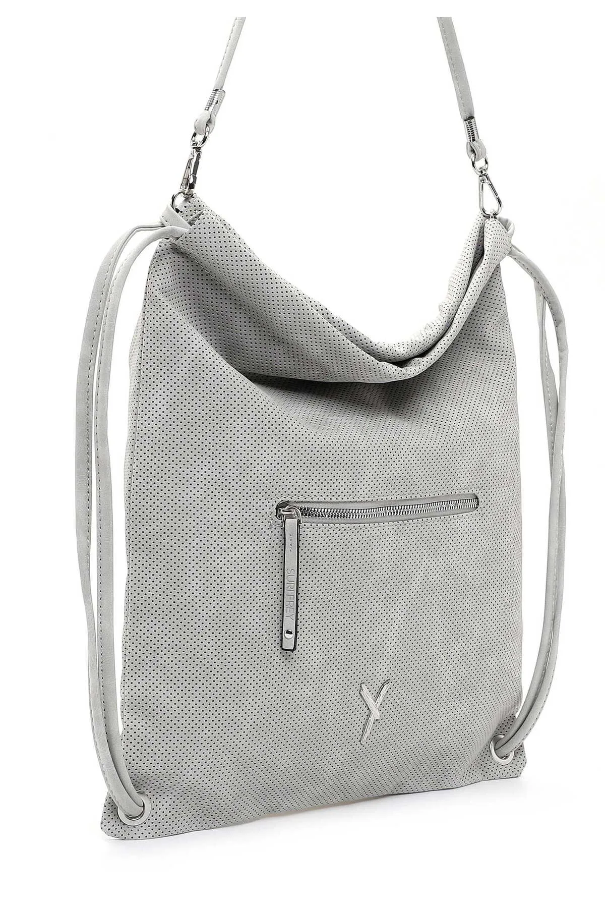 SURI FREY  Rucksack - Grau - Unifarben