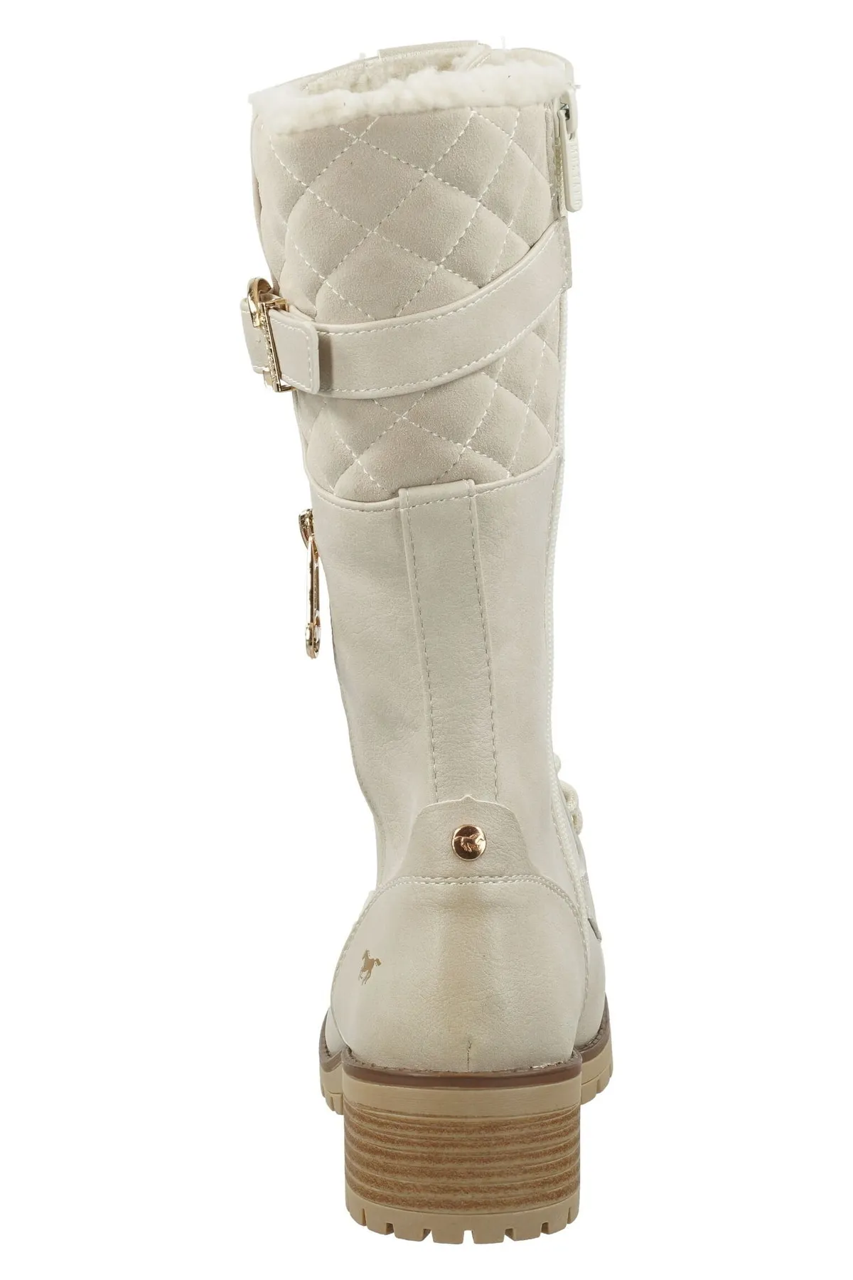 Mustang  Stiefelette - Blau - Blockabsatz
