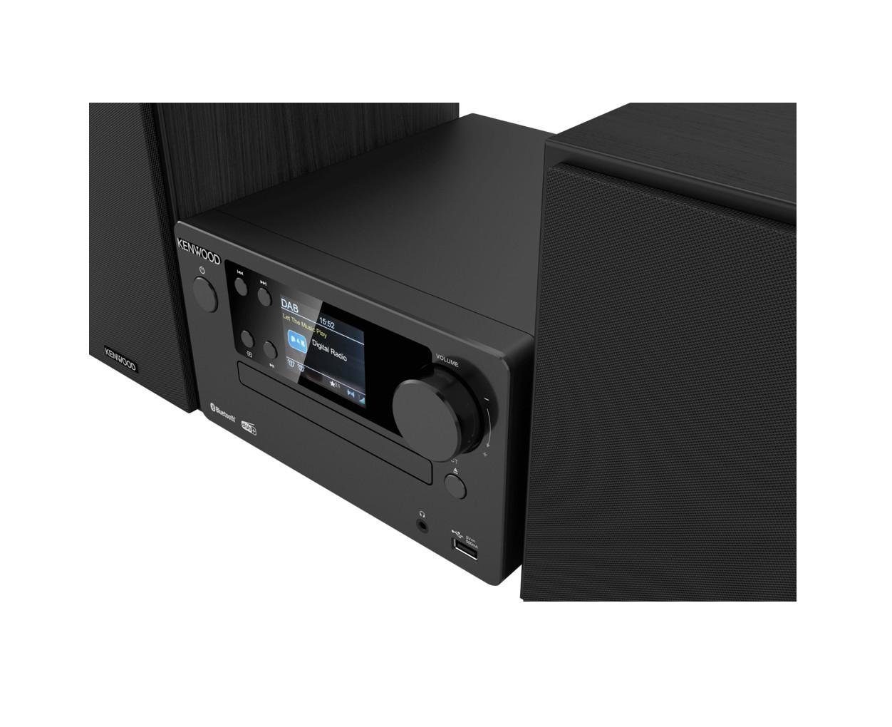 Kenwood M-725DAB-B Stereoanlage (Digitales UKW-Radio , Radio Data System, 50,00 W)