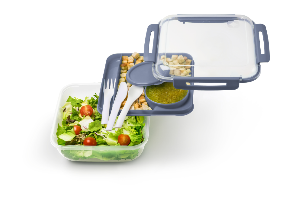 Salatbox Memory 1,7l Horizon blue/