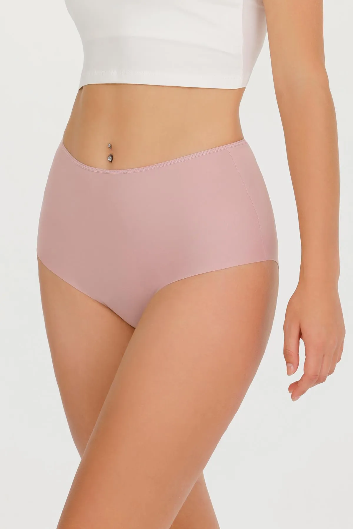 Sensu  Lasergeschnittene Höschen mit hoher Taille für Damen im 3er-Pack KTS2011