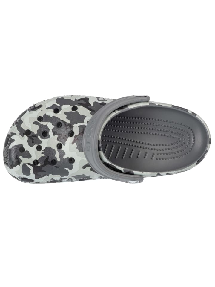 Crocs Crocs Classic Spray Camo Kids Clog in Schwarz günstig kaufen