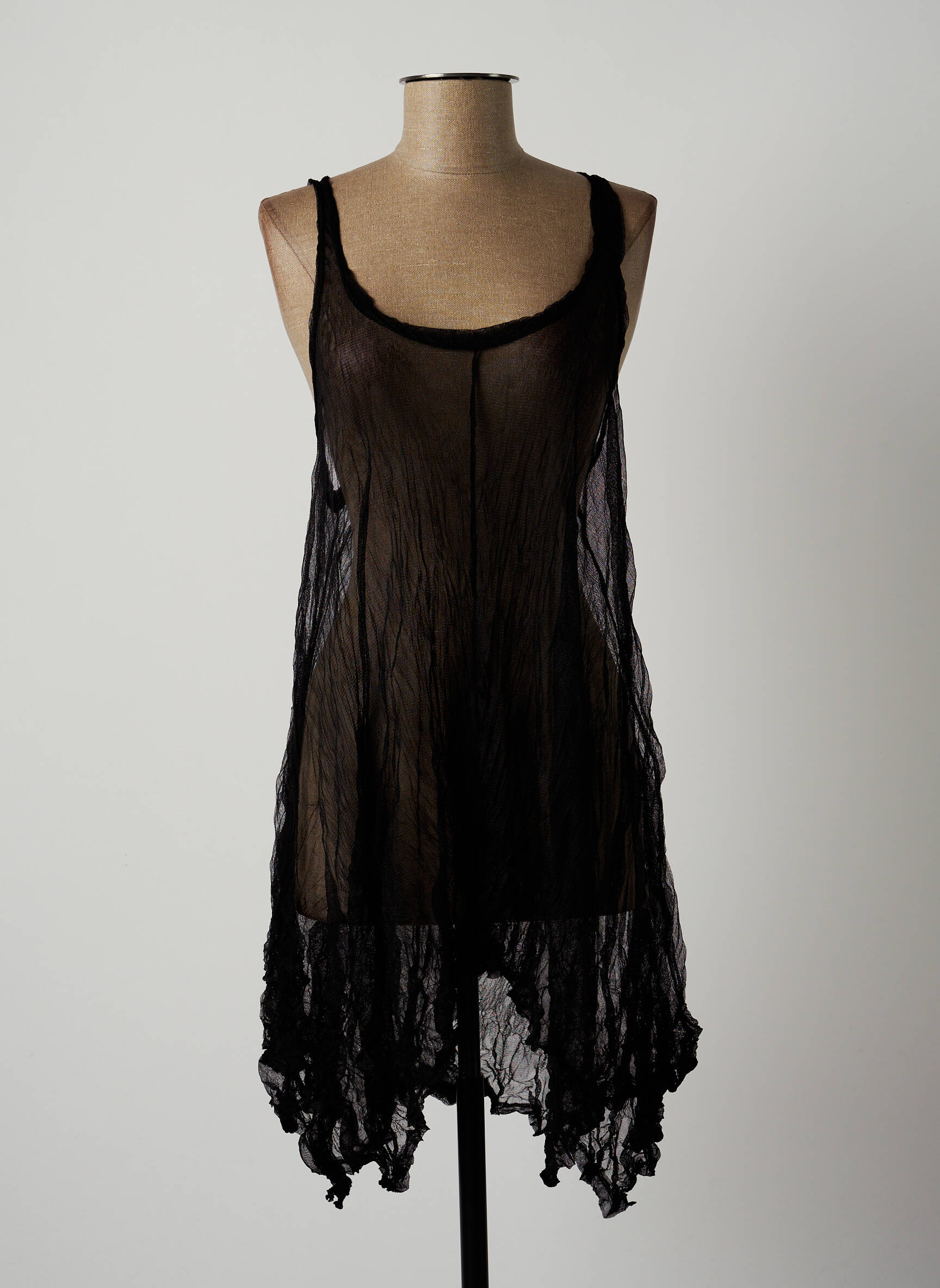 Lauren Vidal Tuniquesansmanche Femme couleur noir