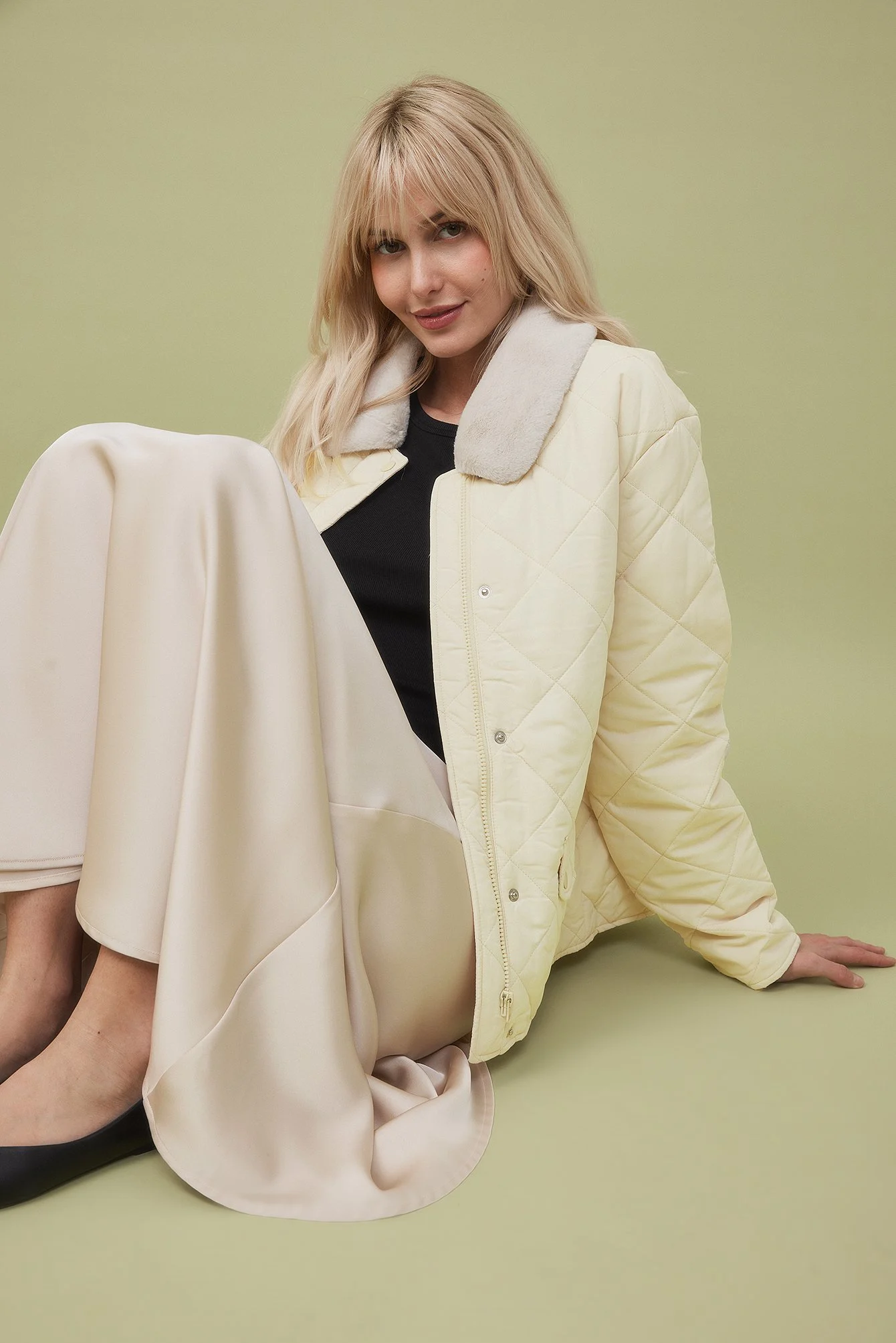Gesteppte wattierte Jacke