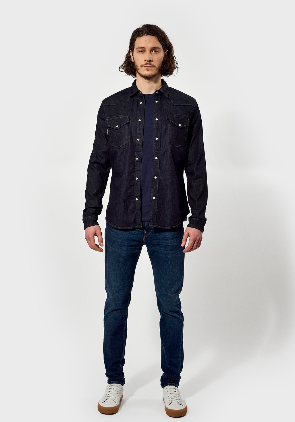 DIEGO  Chemise en jean slim Homme