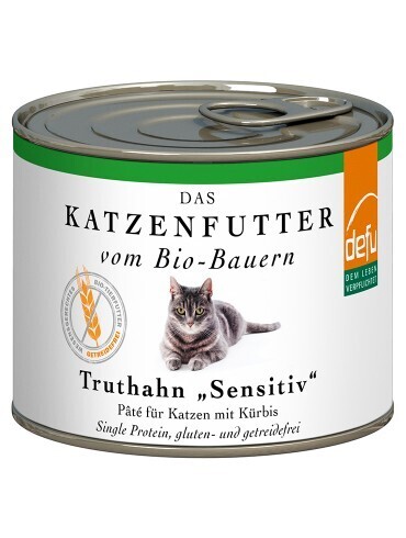 Defu Nassfutter Defu Paté 12x200g Truthahn