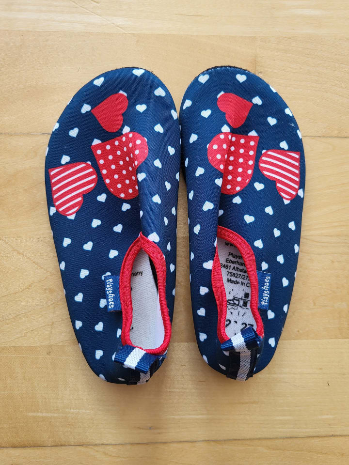 Playshoes Badeschuhe in Dunkelblau/ Bunt günstig kaufen 26/27