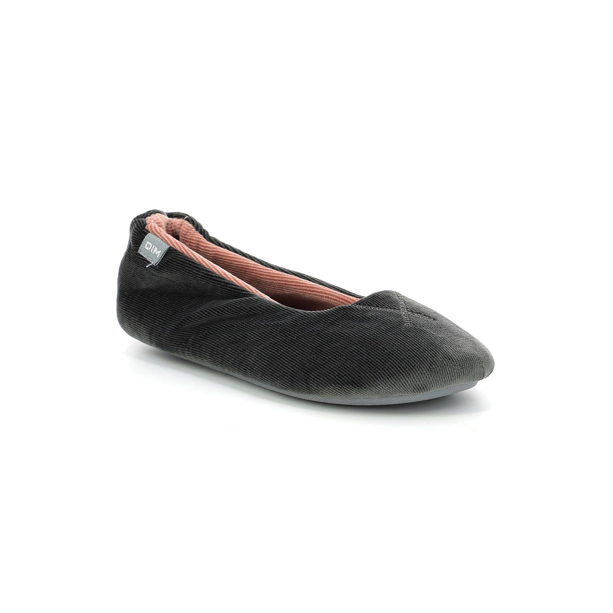 Mules forme ballerines femme en velours DIM