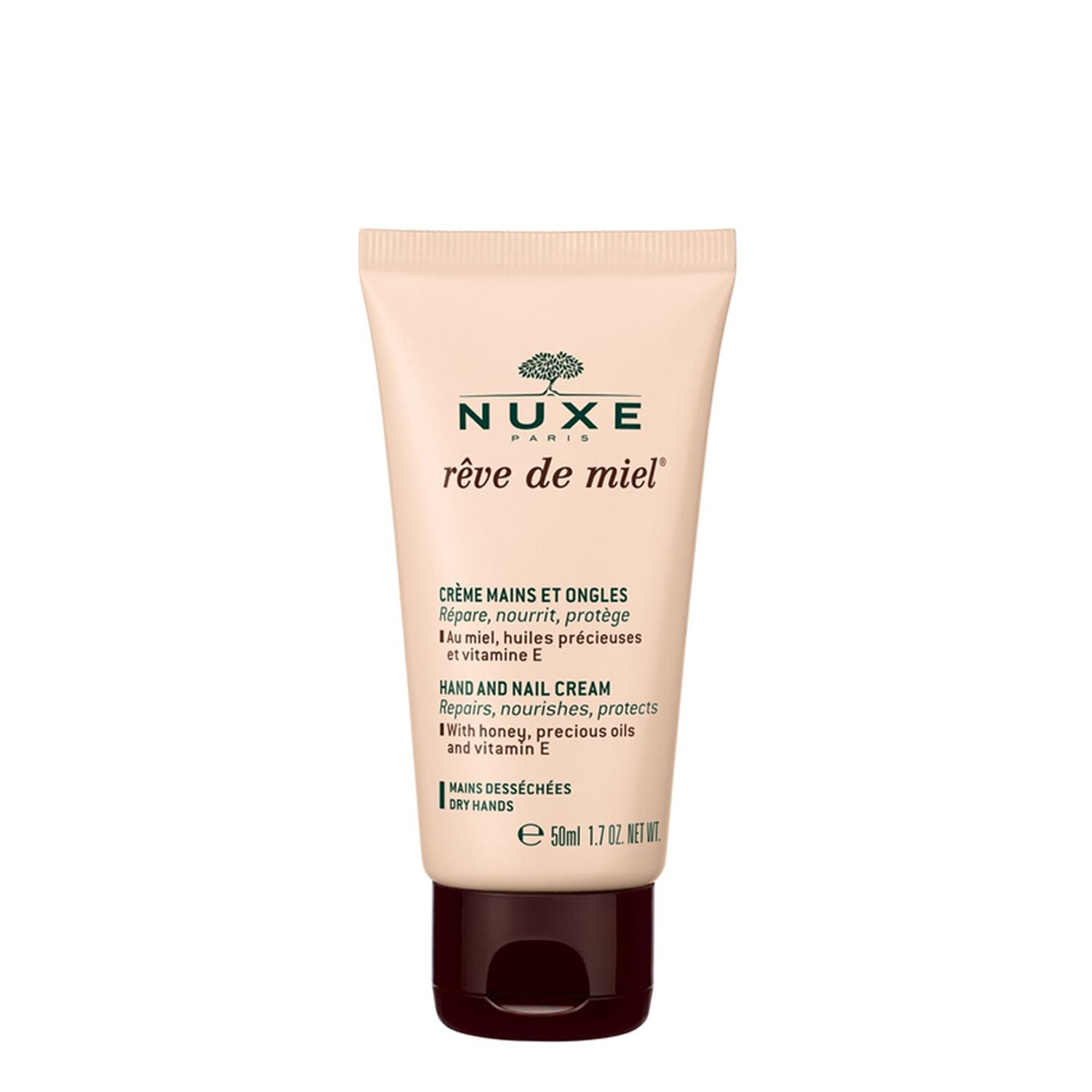 Nuxe Crème mains et ongles Rêve de miel® - Peaux sèches - 50ml