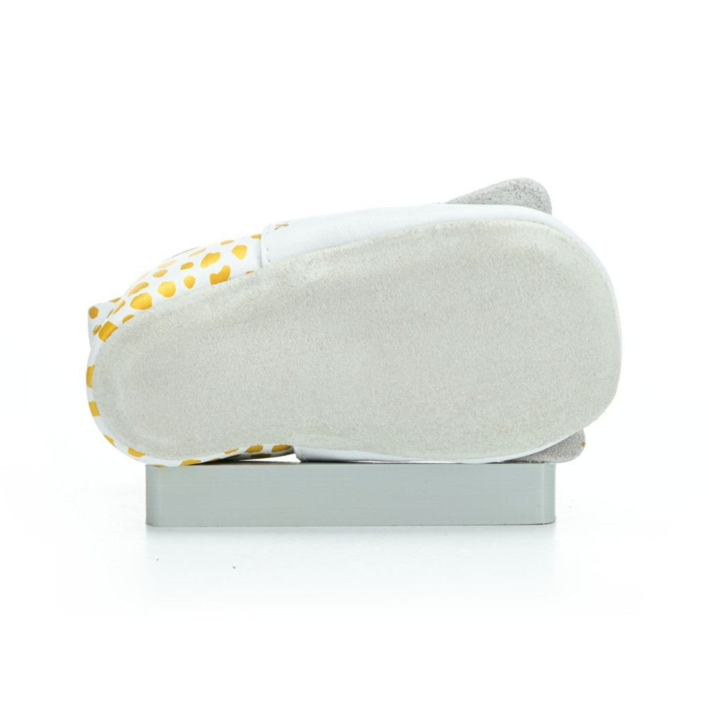 Bobux Dalmatin White (Soft Sole) Krabbelschuhe