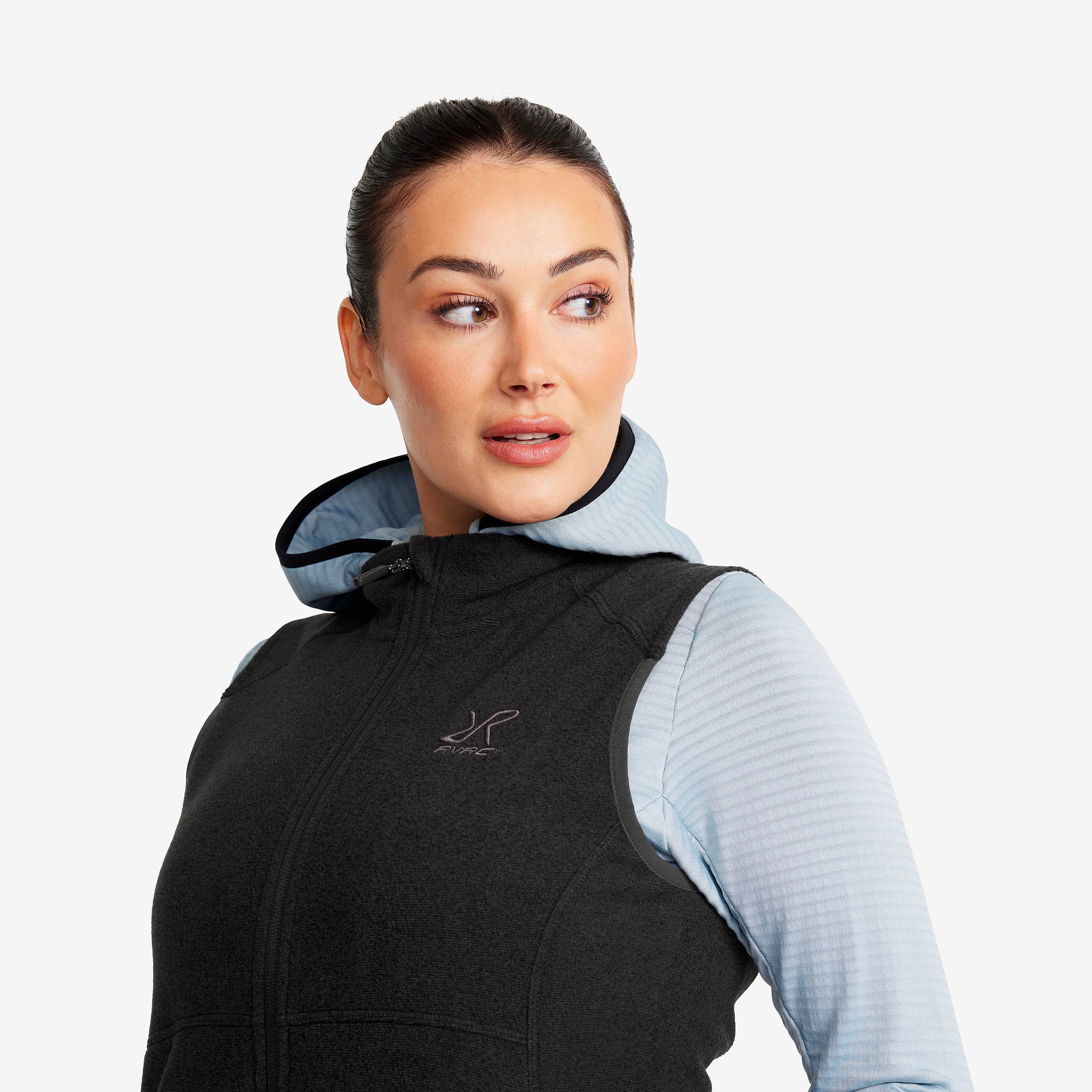 Essential Fleece Vest Femme Black