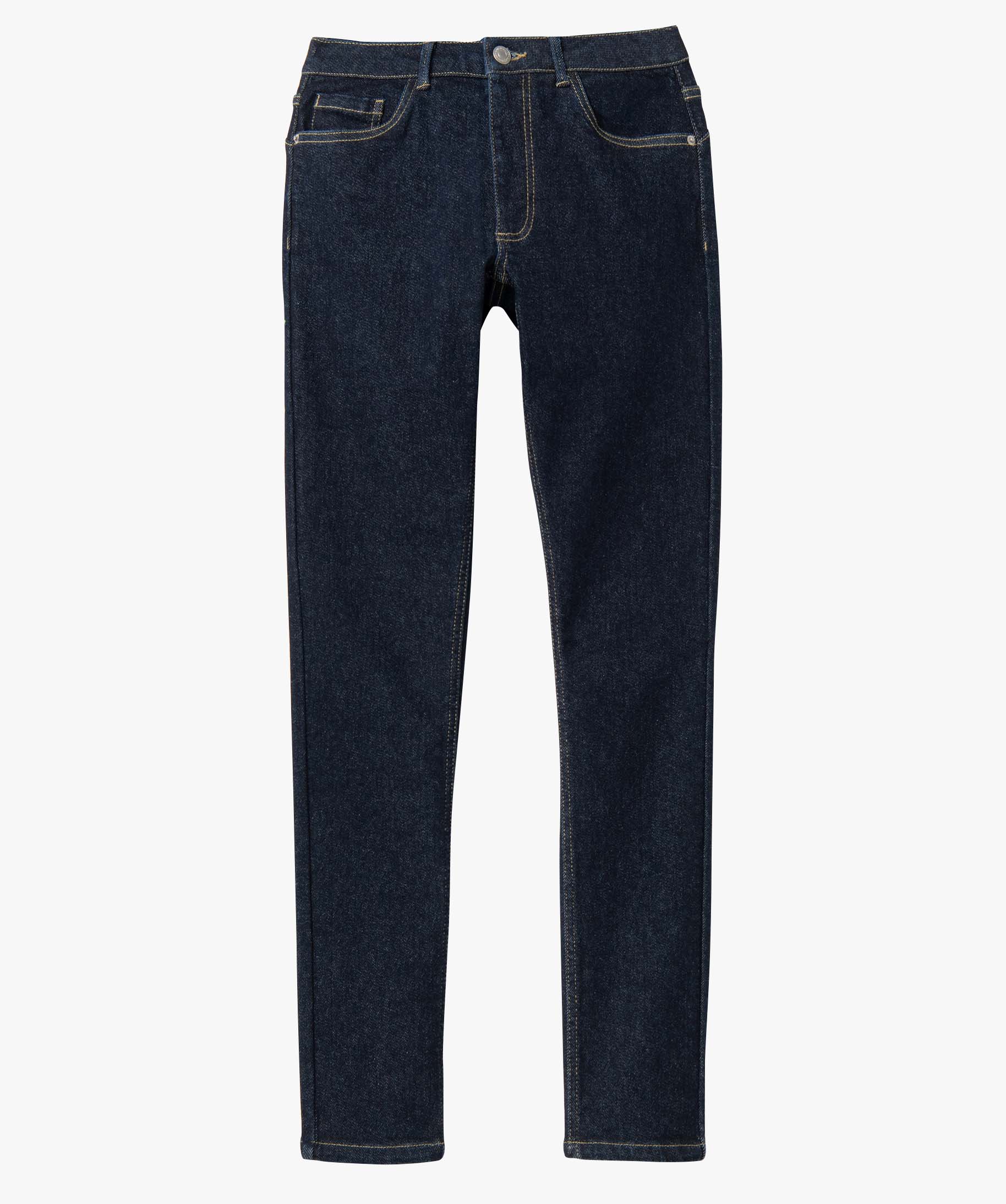 Jean femme coupe Slim coloris délavé brut | GEMO