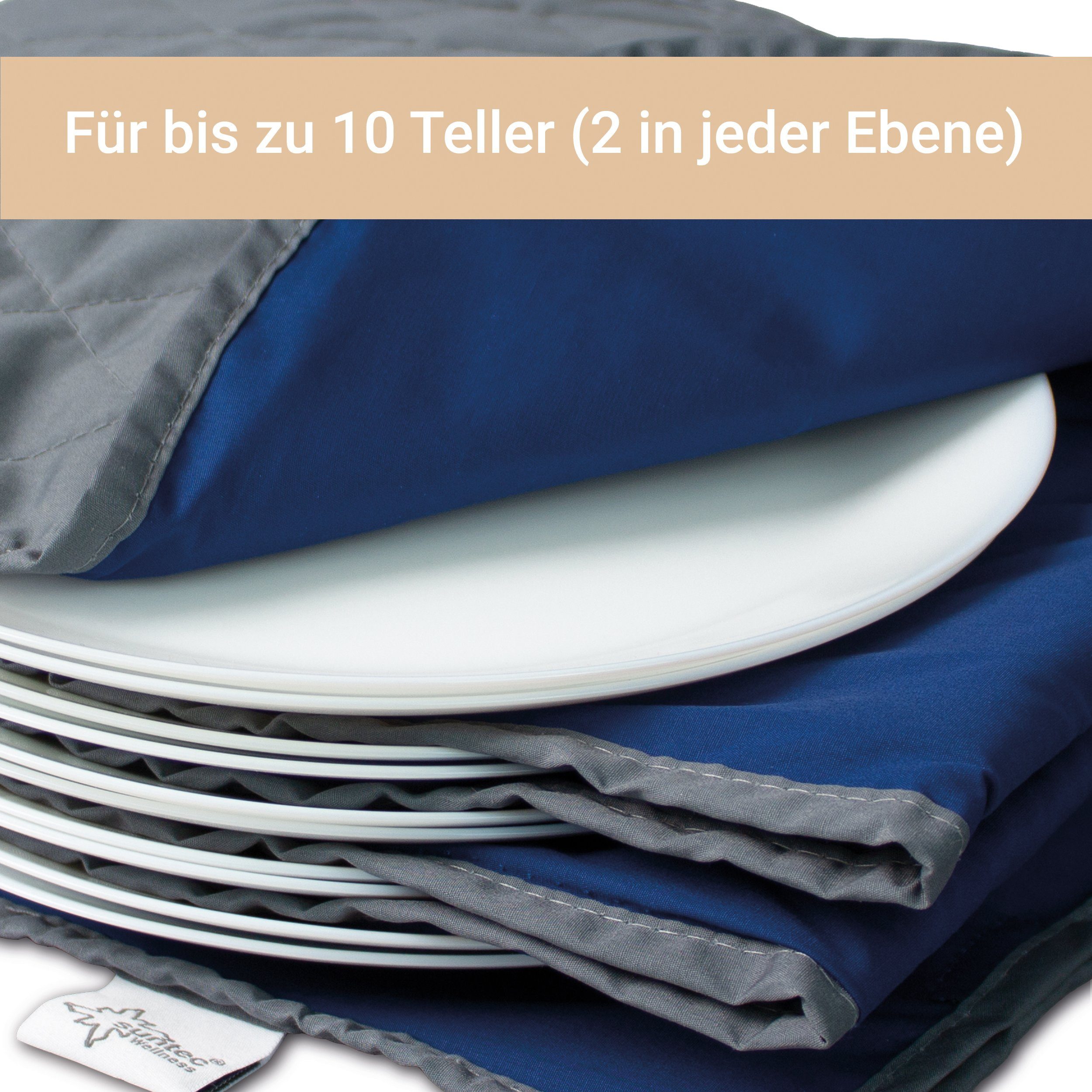 Suntec Wellness Tellerwärmer TLW-7024 masterclass, Geschirrwärmer für 10 Teller, 2 m Länge, bis zu 70°