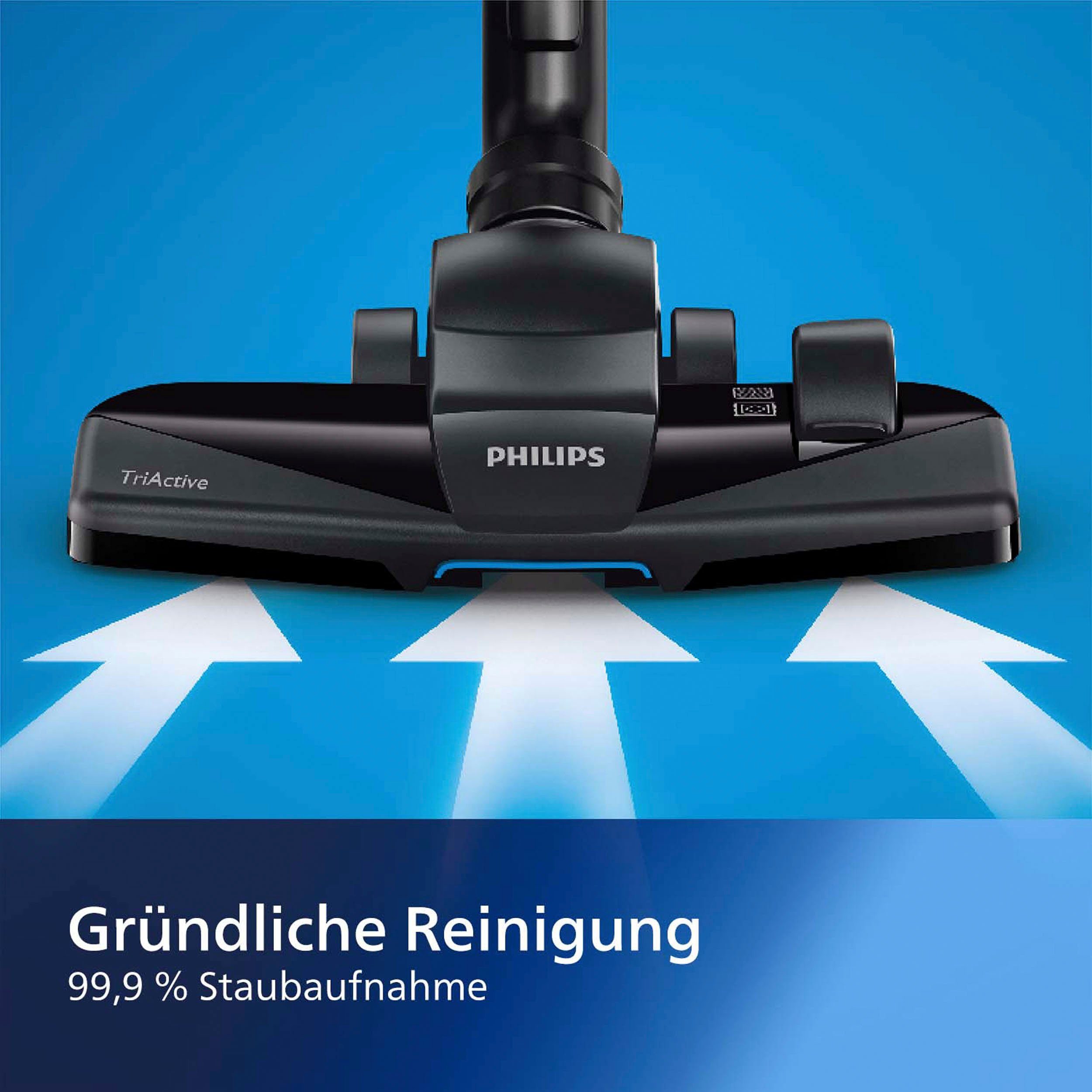 Philips Bodenstaubsauger 3000 series XD3110/09, 900 W, mit Beutel