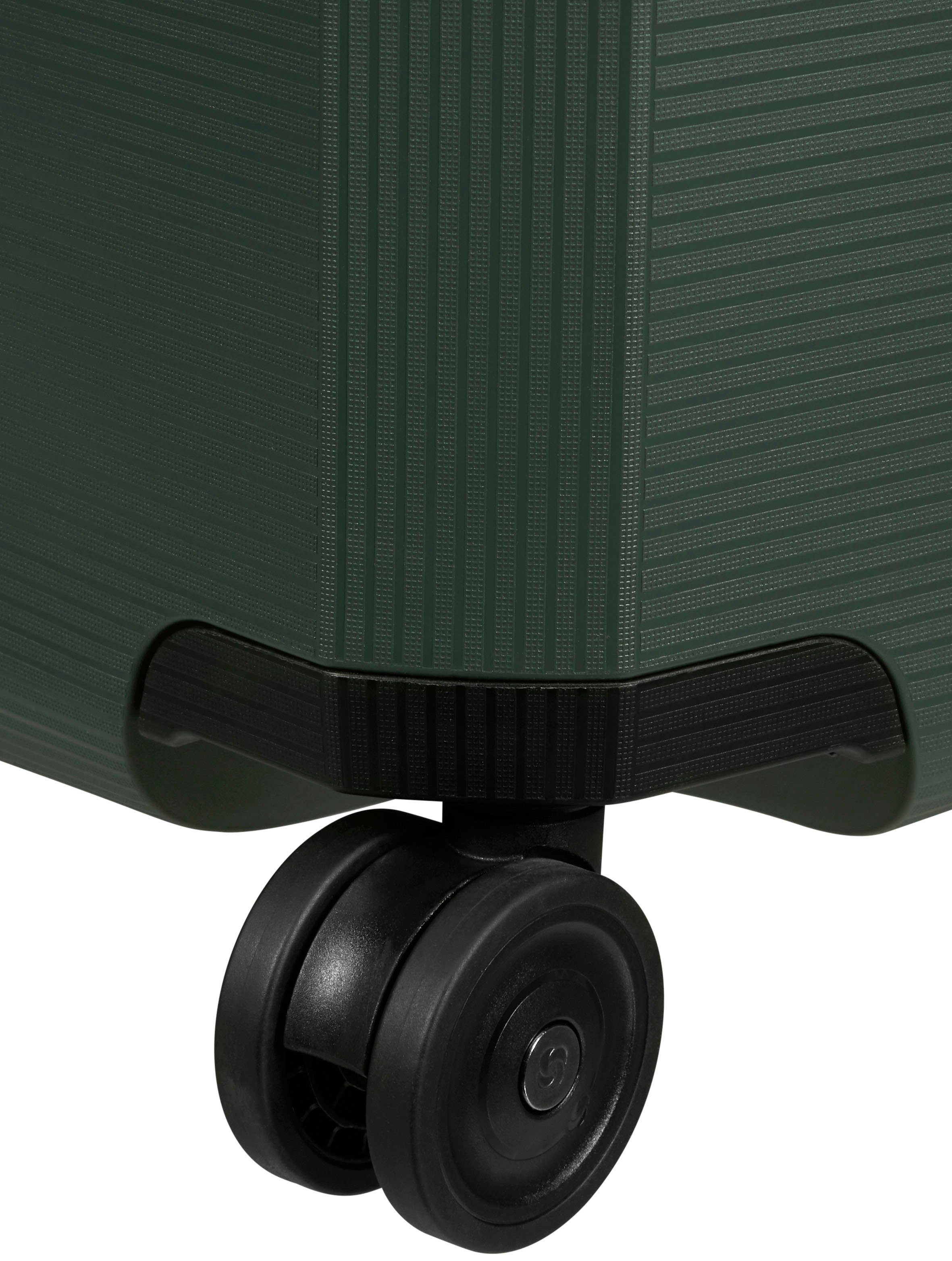 Samsonite Hartschalen-Trolley Magnum Eco forest green, 55 cm, 4 Rollen, aus recyceltem Material; Made in Europe