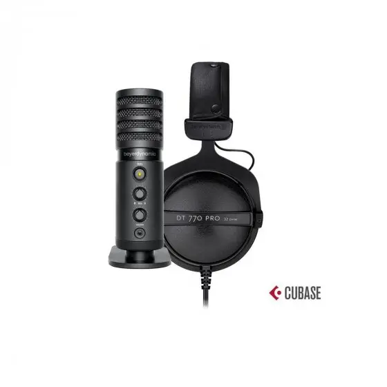 CREATOR PRO Studio-Kopfhörer DT 770 PRO (32 Ohm) und FOX USB-Mikrofon