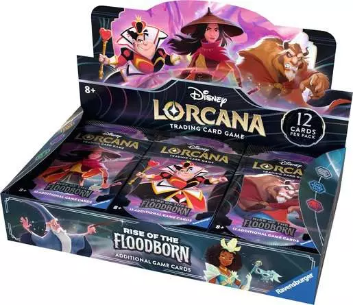 Disney Lorcana: Aufstieg der Flutgestalten - Display mit 24 Booster Packs (Englisch)