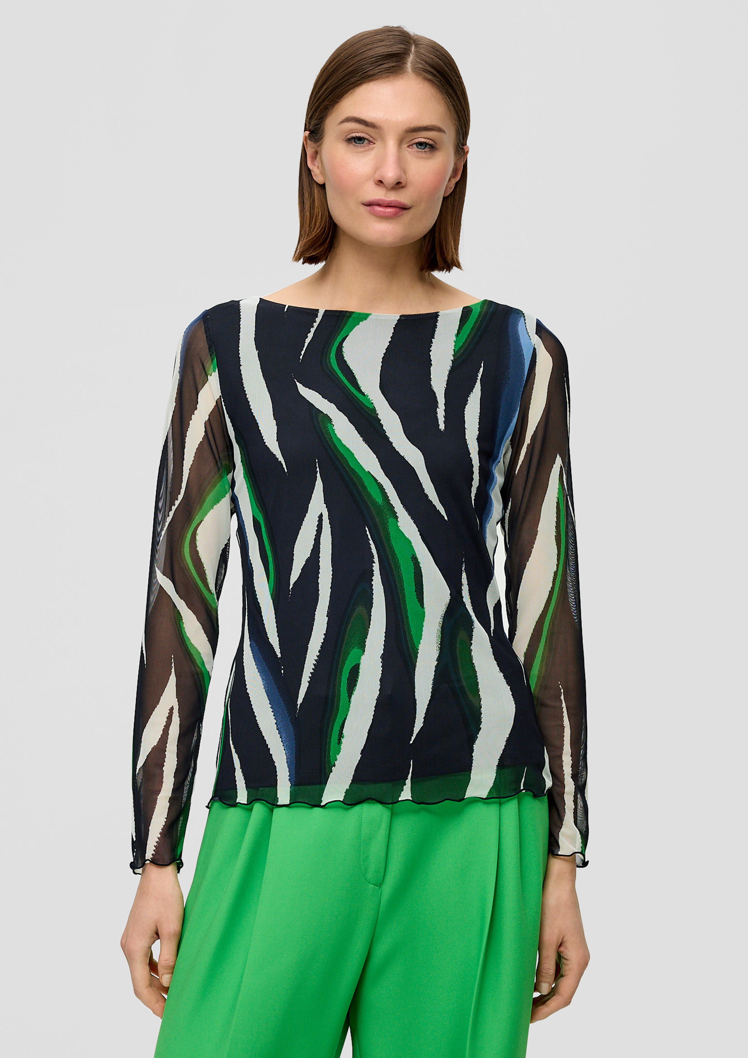 Mesh-Shirt mit All-over-Print  2140389-59A2