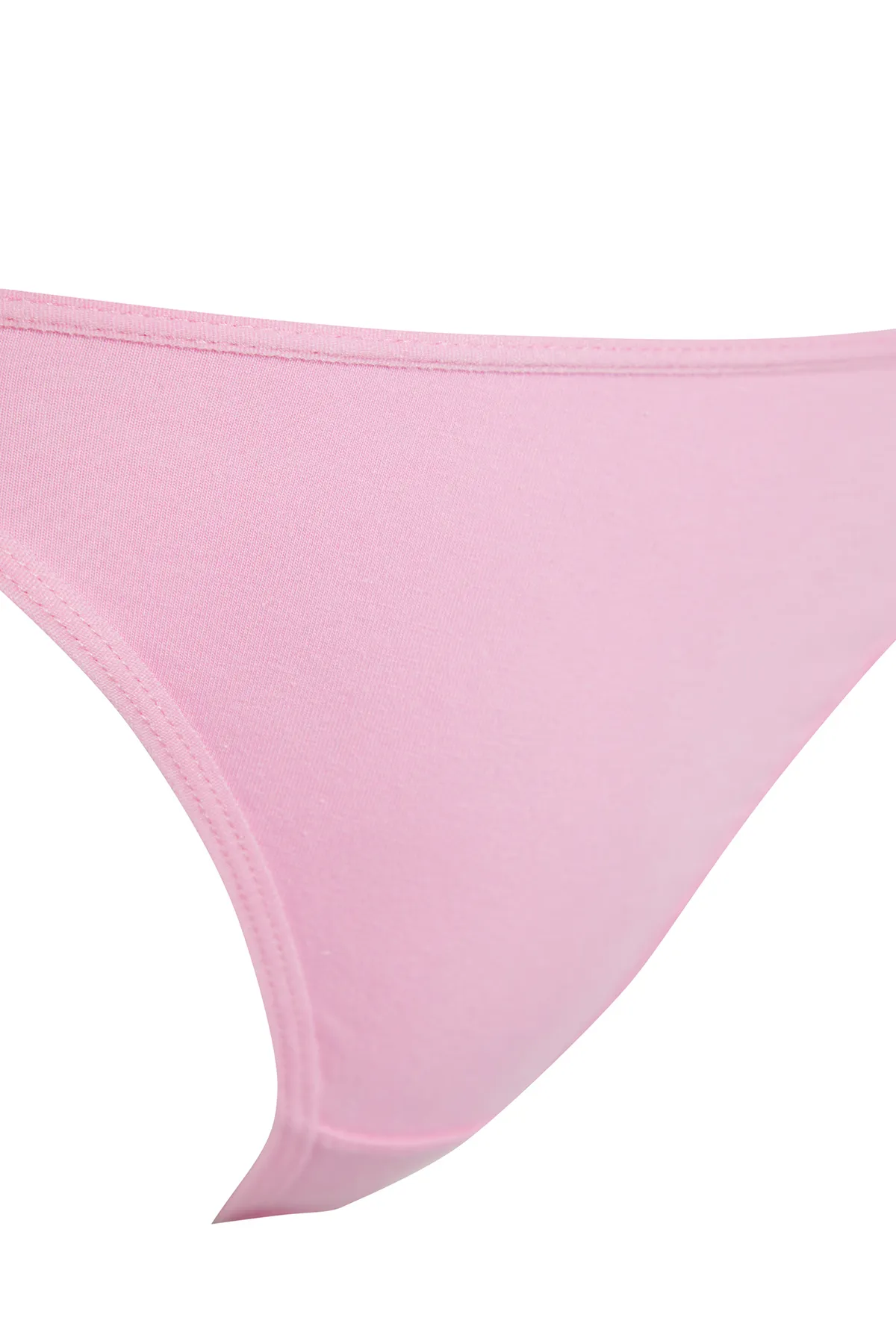 Trendyol Collection  Ecru-Rosa-Grün 3er-Pack Baumwoll-Tanga-Strickhöschen THMSS23KU00045