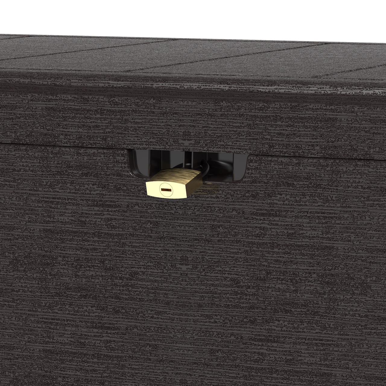 Duramax Durabox 270 L Aufbewahrungsbox 117 x 45 x 56 cm - Braun DURAMAX 86601