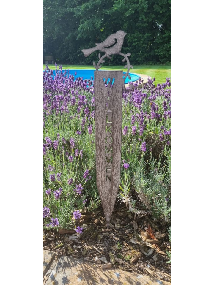Ambiente Haus Gartenstecker Willkommen (H) 70cm günstig kaufen onesize