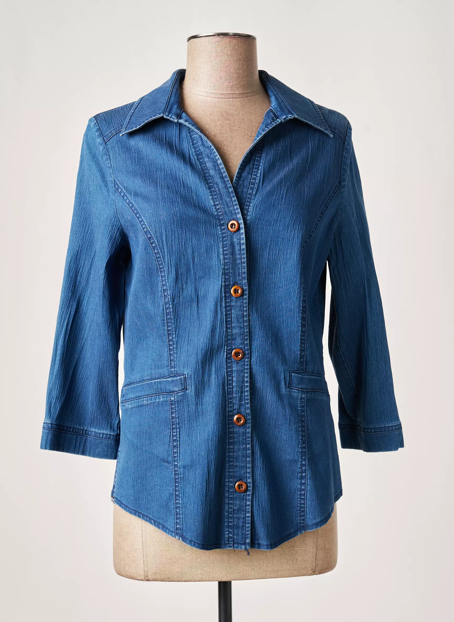 Guy Dubouis Vestecasual Femme couleur bleu