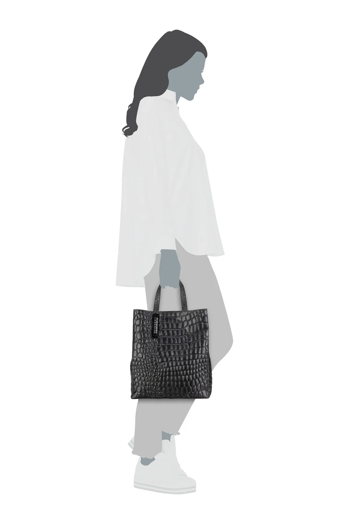Liebeskind Berlin  Handtasche Papiertasche M20 Kroko